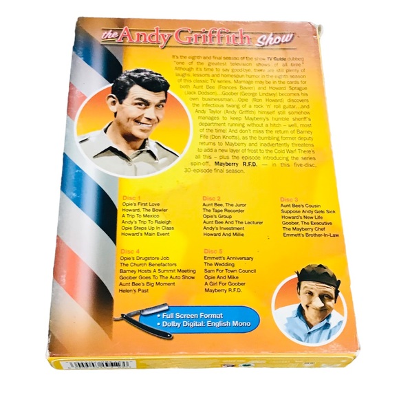 The Complete Final Season Classic Tv Show The Andy Griffith Show DVD Set - Picture 12 of 12
